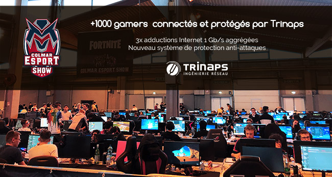 1000 gamers protégés des cyberattaques par Trinaps