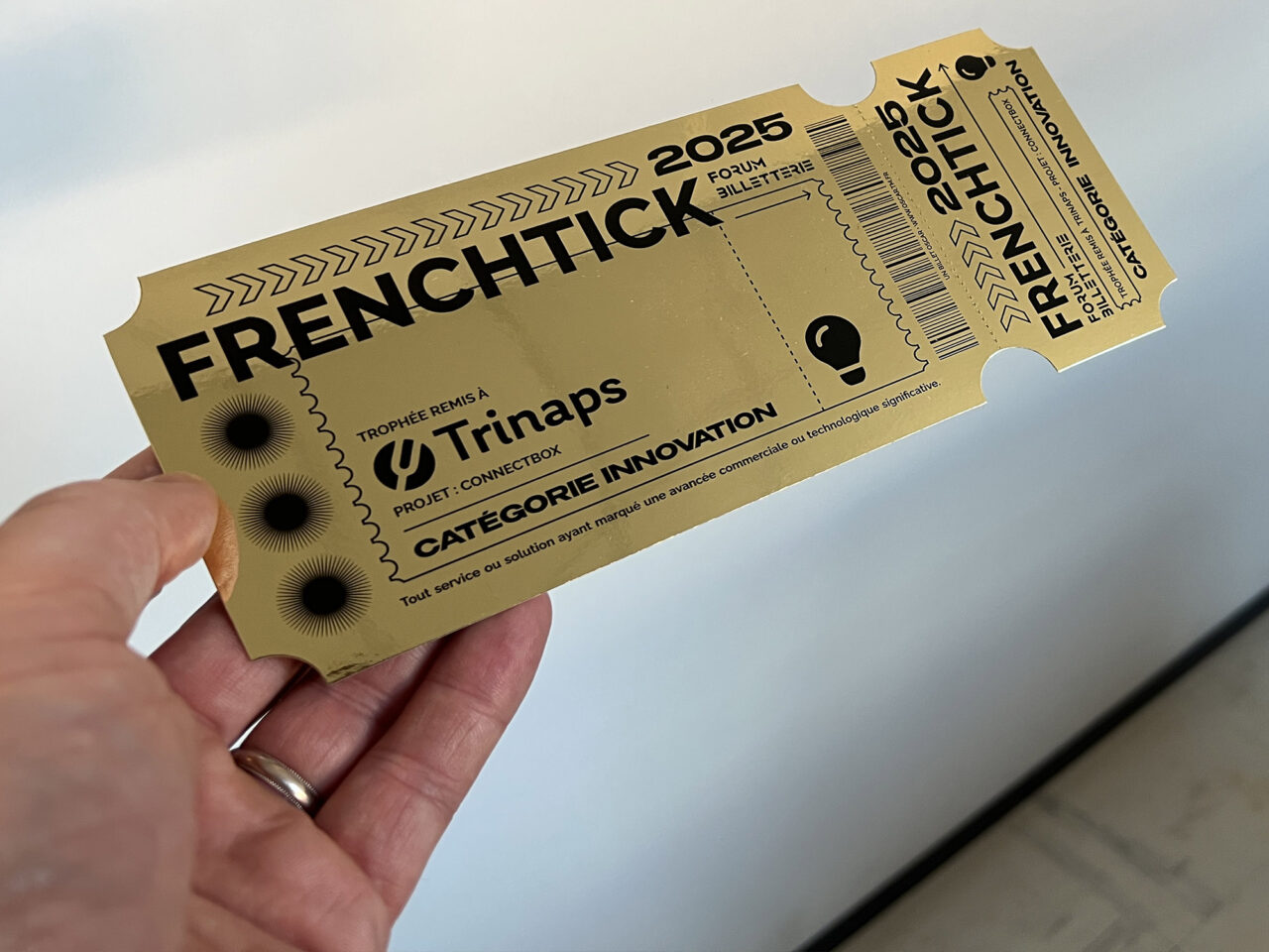 Photo_ticket_vainqueur_trophee_FrenchTick_2025 Photo_ticket_vainqueur_trophee_FrenchTick_2025